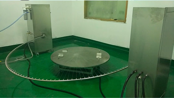 LIYI IEC60529 표준 방수 시험 기계 전류를 고주파로 변환시키는 관 물 살포 및 튀기