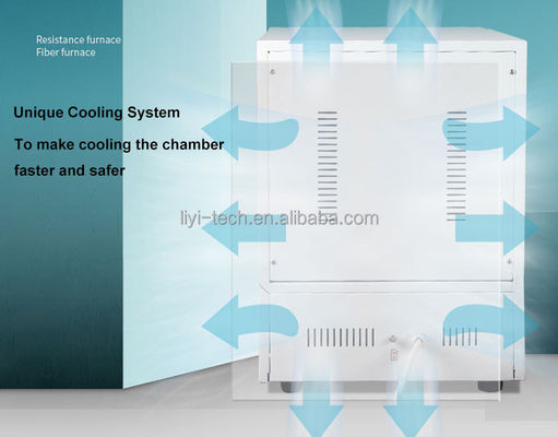 1800°C Muffle Furnace for Lab with PID Auto Control 220V 50Hz