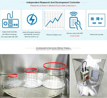 LIYI CE 승인 IPX5 IPX6 자동 터치 스크린 물 샤워 시험실